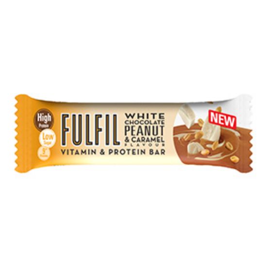 Picture of Fulfil White Chocolate Peanut & Caramel Bar x15